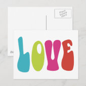 Liebe Postkarte (Vorne/Hinten)