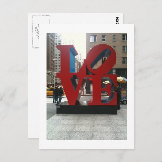 Liebe Postkarte (Vorne/Hinten)