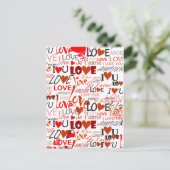 Liebe Postkarte (Stehend Vorderseite)