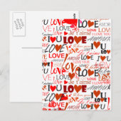 Liebe Postkarte (Vorne/Hinten)