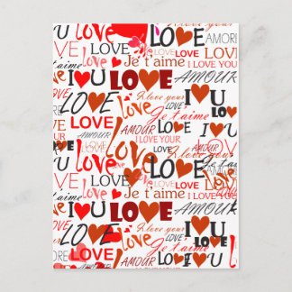 Liebe Postkarte