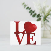 LIEBE POSTKARTE (Stehend Vorderseite)