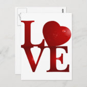 LIEBE POSTKARTE (Vorne/Hinten)