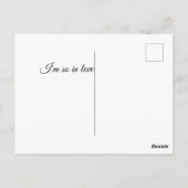 Liebe Postkarte (Rückseite)