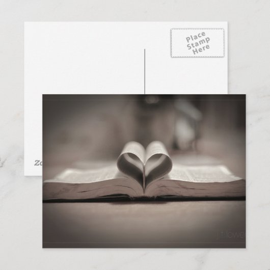 Liebe Postkarte (Vorne/Hinten)