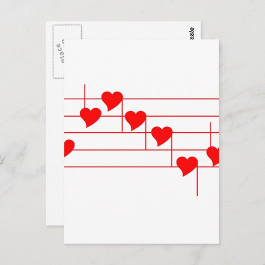 Liebe Postkarte (Vorne/Hinten)