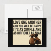 Liebe Postkarte (Vorne/Hinten)