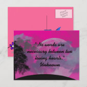 LIEBE POSTKARTE (Vorne/Hinten)