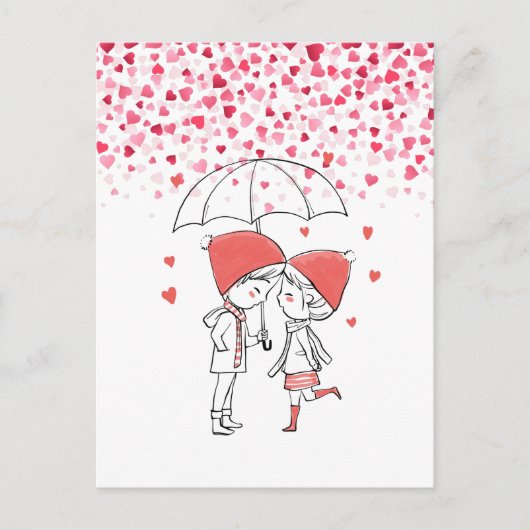 Liebe Postkarte (Vorderseite)