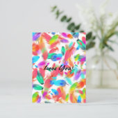 Liebe Postkarte (Stehend Vorderseite)