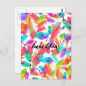 Liebe Postkarte (Vorne/Hinten)