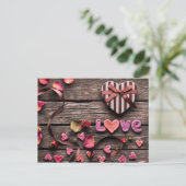 Liebe Postkarte (Stehend Vorderseite)