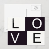 Liebe Postkarte (Vorne/Hinten)