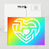 Liebe Postkarte (Vorne/Hinten)