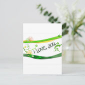 Liebe Postkarte (Stehend Vorderseite)