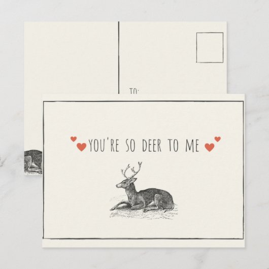 Liebe Postkarte (Vorne/Hinten)