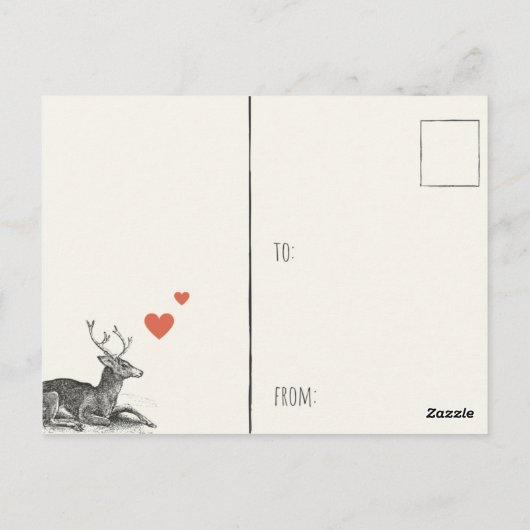 Liebe Postkarte (Rückseite)