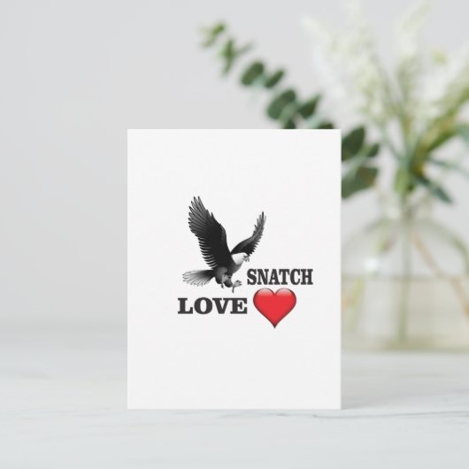 Liebe Postkarte (Stehend Vorderseite)