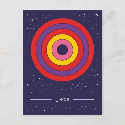 Liebe Postkarte (Vorderseite)