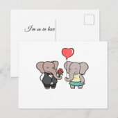Liebe Postkarte (Vorne/Hinten)
