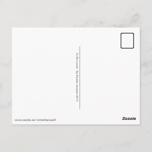 Liebe Postkarte (Rückseite)