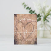 Liebe Postkarte (Stehend Vorderseite)