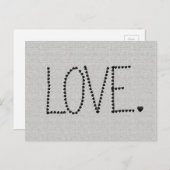 Liebe Postkarte (Vorne/Hinten)
