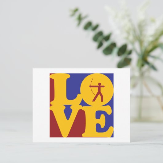 Liebe Postkarte (Stehend Vorderseite)