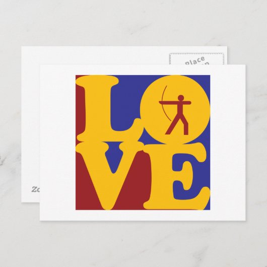 Liebe Postkarte (Vorne/Hinten)