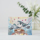 Liebe Postkarte (Stehend Vorderseite)