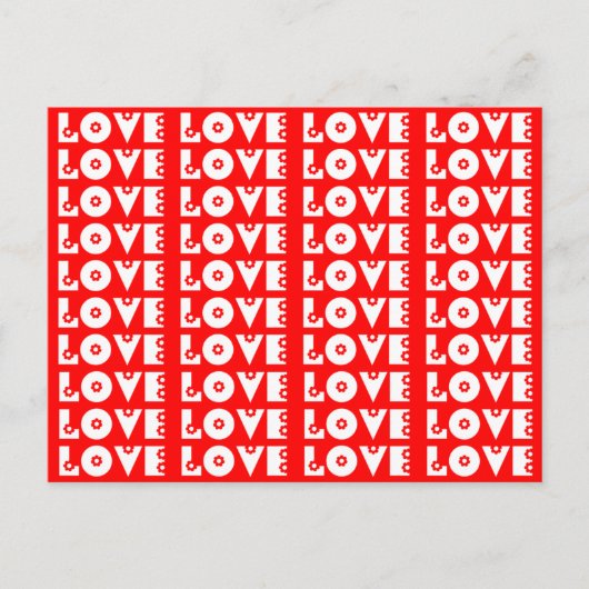 LIEBE POSTKARTE (Vorderseite)