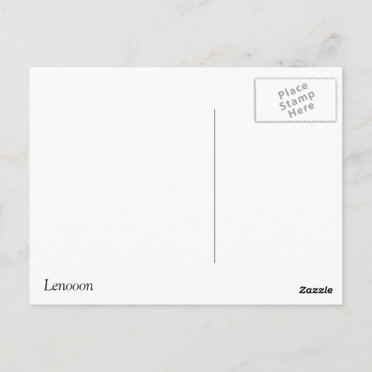 Liebe Postkarte (Rückseite)