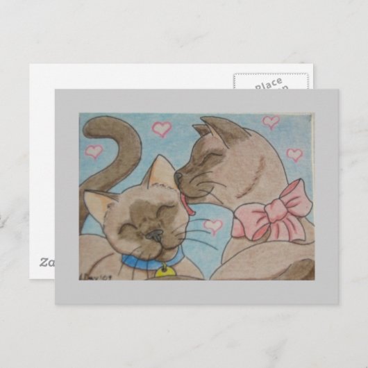 Liebe Postkarte (Vorne/Hinten)