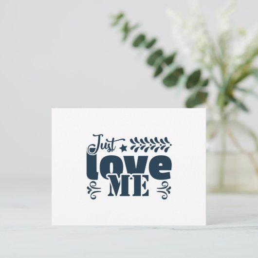 Liebe Postkarte (Stehend Vorderseite)