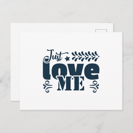 Liebe Postkarte (Vorne/Hinten)