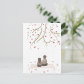 Liebe Postkarte (Stehend Vorderseite)