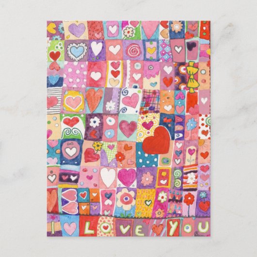 Liebe Postkarte (Vorderseite)