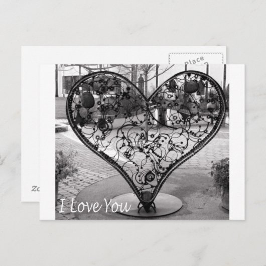 Liebe Postkarte (Vorne/Hinten)