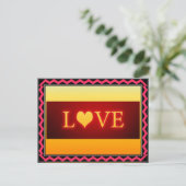 Liebe Postkarte (Stehend Vorderseite)