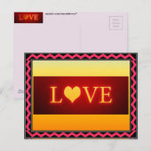 Liebe Postkarte (Vorne/Hinten)