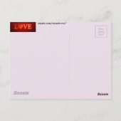 Liebe Postkarte (Rückseite)