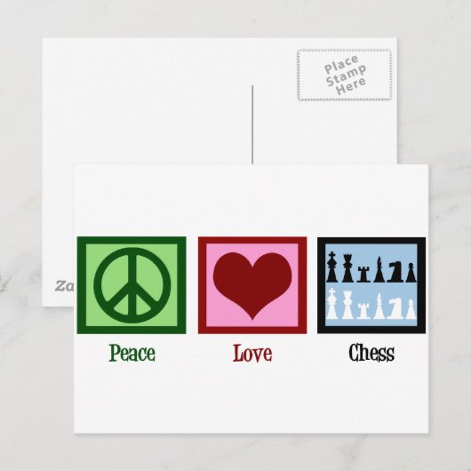 Liebe Postkarte (Vorne/Hinten)