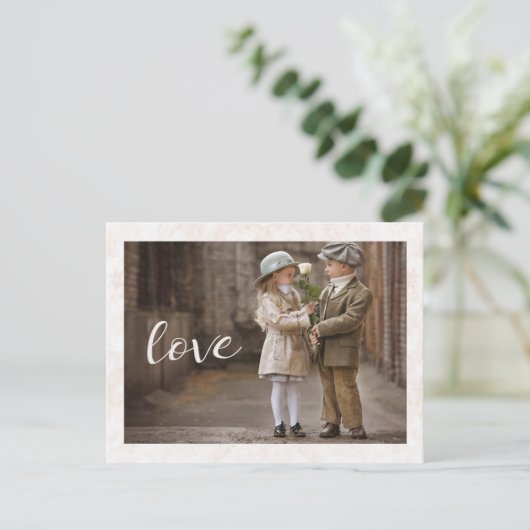 Liebe Postkarte (Stehend Vorderseite)