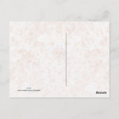 Liebe Postkarte (Rückseite)