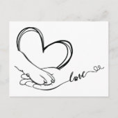 Liebe Postkarte (Vorderseite)