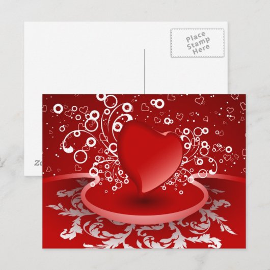 Liebe Postkarte (Vorne/Hinten)