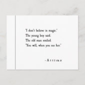 Liebe Postkarte (Vorderseite)