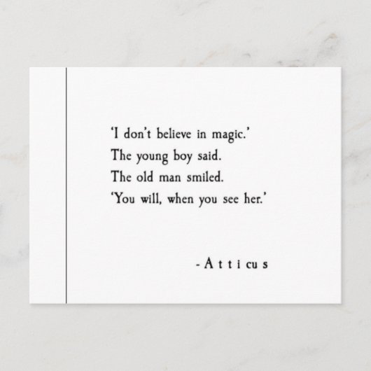 Liebe Postkarte (Vorderseite)