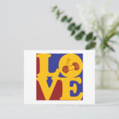 Liebe Postkarte (Stehend Vorderseite)