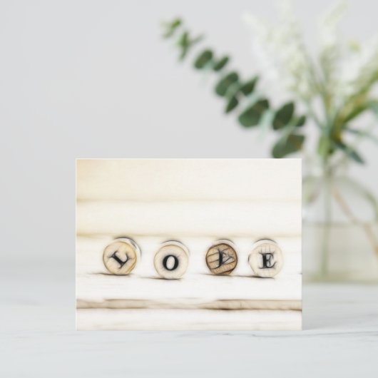 Liebe Postkarte (Stehend Vorderseite)